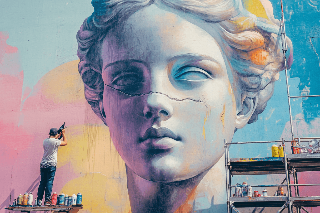 Street Art on a big wall